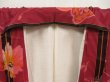 Photo5: 5810T11z740 Vintage Japanese Kimono Silk TSUMUGI Plum blossom Red-Pink (5)