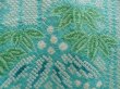 Photo4: 5814T04z540 Vintage Japanese Kimono Silk SHIBORI HAORI Bamboo Mint green (4)
