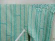 Photo6: 5814T04z540 Vintage Japanese Kimono Silk SHIBORI HAORI Bamboo Mint green (6)