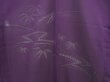 Photo3: 5814T05z250 Vintage Japanese Kimono Silk See through HAORI Grape (3)
