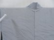 Photo6: 5814T09z460 Vintage Japanese Kimono Silk HAORI  Dull light blue (6)