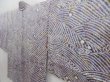 Photo2: 5814T10z540 Vintage Japanese Kimono Silk SHIBORI HAORI Stream Ash purple (2)