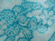 Photo4: 5814T12z420 Vintage Japanese Kimono Silk SHIBORI HAORI Water blue (4)
