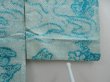 Photo5: 5814T12z420 Vintage Japanese Kimono Silk SHIBORI HAORI Water blue (5)
