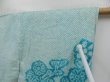 Photo8: 5814T12z420 Vintage Japanese Kimono Silk SHIBORI HAORI Water blue (8)