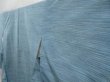 Photo2: 5814T14z850 Vintage Japanese Kimono Silk TSUMUGI  Dull sea blue (2)
