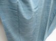 Photo3: 5814T14z850 Vintage Japanese Kimono Silk TSUMUGI  Dull sea blue (3)