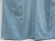 Photo4: 5814T14z850 Vintage Japanese Kimono Silk TSUMUGI  Dull sea blue (4)