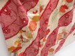 Photo3: 5816T13z950 Vintage Japanese Kimono Silk TSUKESAGE Plum blossom Dull red (3)