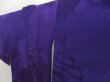 Photo2: 5816T01z430 Vintage Japanese Kimono Silk HAORI COAT Yukiwa Purple (2)