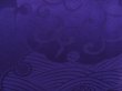 Photo4: 5816T01z430 Vintage Japanese Kimono Silk HAORI COAT Yukiwa Purple (4)