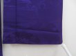 Photo5: 5816T01z430 Vintage Japanese Kimono Silk HAORI COAT Yukiwa Purple (5)