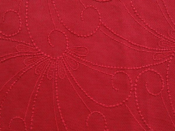 Photo4: 5816T02z300 Vintage Japanese Kimono Silk See through HAORI COAT  Red-Pink (4)