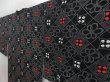 Photo2: 5816T06z540 Vintage Japanese Kimono Silk HAORI COAT  Black (2)