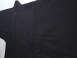Photo3: 5820T03z310 Vintage Japanese Kimono Silk See through Men's HAORI  Black (3)