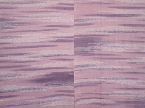 Photo3: 5820T07z550 Vintage Japanese Kimono Silk HAORI  Purple-Pink (3)