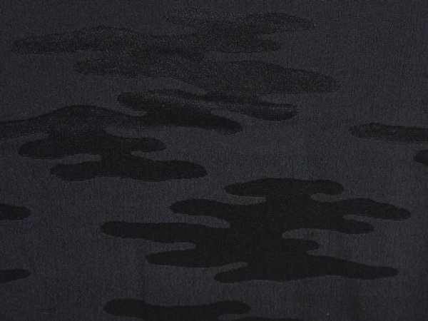 Photo4: 5820T08z530 Vintage Japanese Kimono Silk HAORI Fog Black (4)