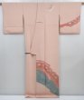 Photo2: 5820T13z990  Japanese Kimono Silk TSUKESAGE Crane Pink (2)