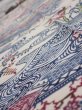 Photo5: 2W09z50  Japanese Kimono Silk  FABRIC House Off-white 72.0x7.1 (5)