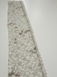 Photo3: 2W07z40  Japanese Kimono Silk  FABRIC Sea bream Off-white 60.6x7.3 (3)