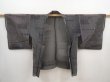 Photo2: 5822T01z300 Vintage Japanese Kimono Blend silk See through HAORI  Black (2)