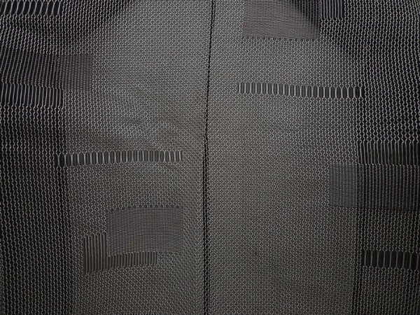 Photo5: 5822T01z300 Vintage Japanese Kimono Blend silk See through HAORI  Black (5)