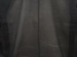 Photo5: 5822T03z310 Vintage Japanese Kimono Silk See through HAORI  Black (5)