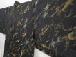 Photo2: 5822T04z780 Vintage Japanese Kimono Silk HAORI  Black (2)