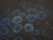 Photo4: 5822T05z530 Vintage Japanese Kimono Silk HAORI Chrysanthemum Black (4)