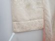 Photo7: 5822T06z540 Vintage Japanese Kimono Silk HAORI Flower Off-white (7)