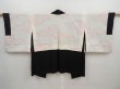 Photo6: 5822T10z540 Vintage Japanese Kimono Silk HAORI Cloud Black (6)
