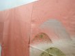 Photo2: 5822T11z990  Japanese Kimono Silk TSUKESAGE Camellia Dark coral (2)