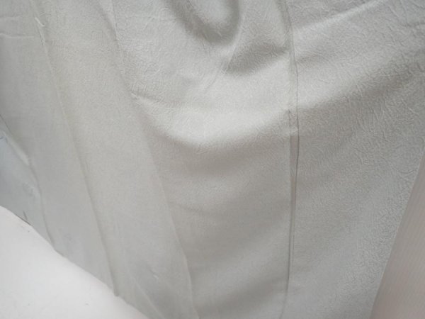 Photo4: 5822T13z910  Japanese Kimono Silk IROMUJI Flower Dull light blue (4)