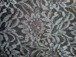 Photo3: 5906T02z260 Vintage Japanese Kimono Synthetic See through HAORI Flower Gray (3)