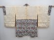 Photo6: 5906T09z520 Vintage Japanese Kimono Silk HAORI  Off-white (6)