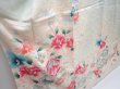 Photo3: 5906T11z910 Vintage Japanese Kimono Silk FURISODE Flowers Light blue (3)