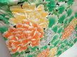 Photo3: 5906T12z960 Vintage Japanese Kimono Silk FURISODE Peony Green (3)