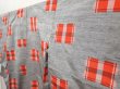 Photo2: 5906T13z860 Vintage Japanese Kimono Silk TSUMUGI  Gray (2)