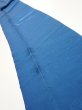 Photo1: 2M07z60  Japanese Kimono Silk  FABRIC Stream Dark blue 85.0x7.1 (1)