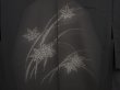 Photo3: 5907T02z260 Vintage Japanese Kimono Silk See through HAORI Maple Black (3)
