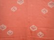 Photo3: 5907T03z580 Vintage Japanese Kimono Silk HAORI Flowers Coral pink (3)