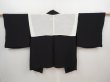 Photo5: 5907T04z430 Vintage Japanese Kimono Silk HAORI Sayagata Black (5)