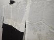 Photo7: 5907T08z620 Vintage Japanese Kimono Silk HAORI Wave Black (7)