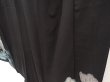 Photo4: 5907T10z830 Antique Japanese Kimono Silk TOMESODE Pine Black (4)