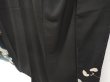 Photo4: 5907T11z850 Antique Japanese Kimono Silk TOMESODE Aoi Black (4)