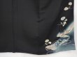 Photo7: 5907T11z850 Antique Japanese Kimono Silk TOMESODE Aoi Black (7)