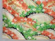 Photo6: 5907T13z1100 Vintage Japanese Kimono Silk FURISODE Bird Off-white (6)