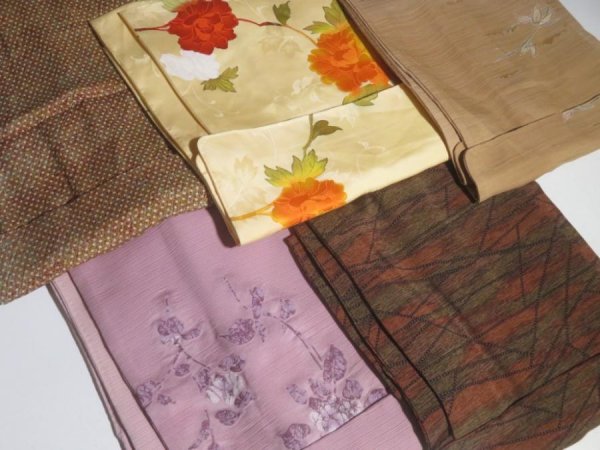 Photo4: NHH01z14  Japanese Kimono Silk HAORI 25pcs FREE SHIPPING (4)