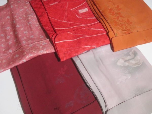 Photo8: NHH02z14  Japanese Kimono Silk HAORI 25pcs FREE SHIPPING (8)