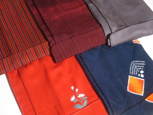 Photo10: NHH02z14  Japanese Kimono Silk HAORI 25pcs FREE SHIPPING (10)